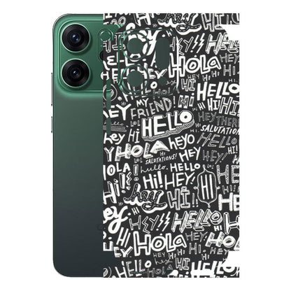 OPPO Phone Skins 2025 (All Models) - Hi Hello Doodles - Matte Finish (M-25) Oppo Reno 14 5G