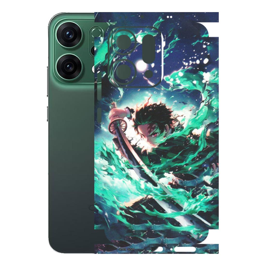 OPPO Phone Skins 2025 (All Models) - Sword Fighter Anime - Matte Finish (M-29) Oppo Reno 14 5G