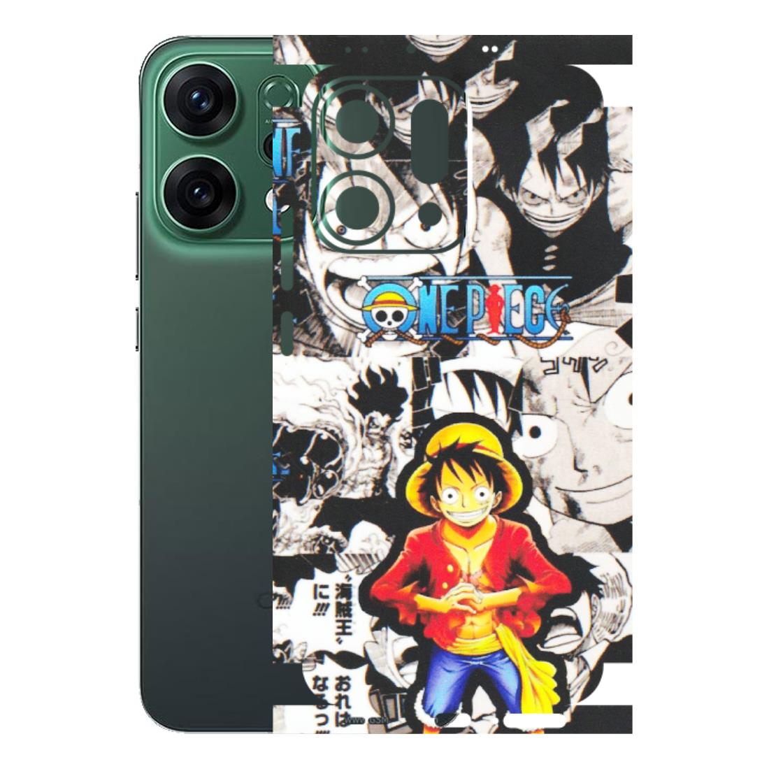 OPPO Phone Skins 2025 (All Models) - One Piece B&W - Matte Finish (M-63) Oppo Reno 14 5G