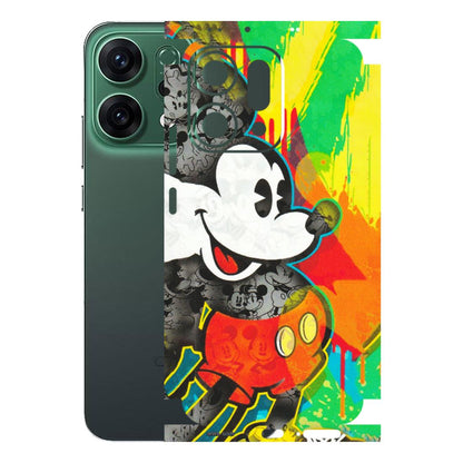 OPPO Phone Skins 2025 (All Models) - Multiple Mickey With Colourful Texture - Matte Finish (M-84) Oppo Reno 14 5G