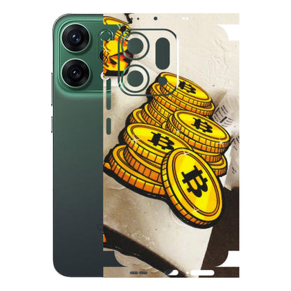 OPPO Phone Skins 2025 (All Models) - Billionaire Bitcoin Collection - Matte Finish (M-92) Oppo Reno 14 5G