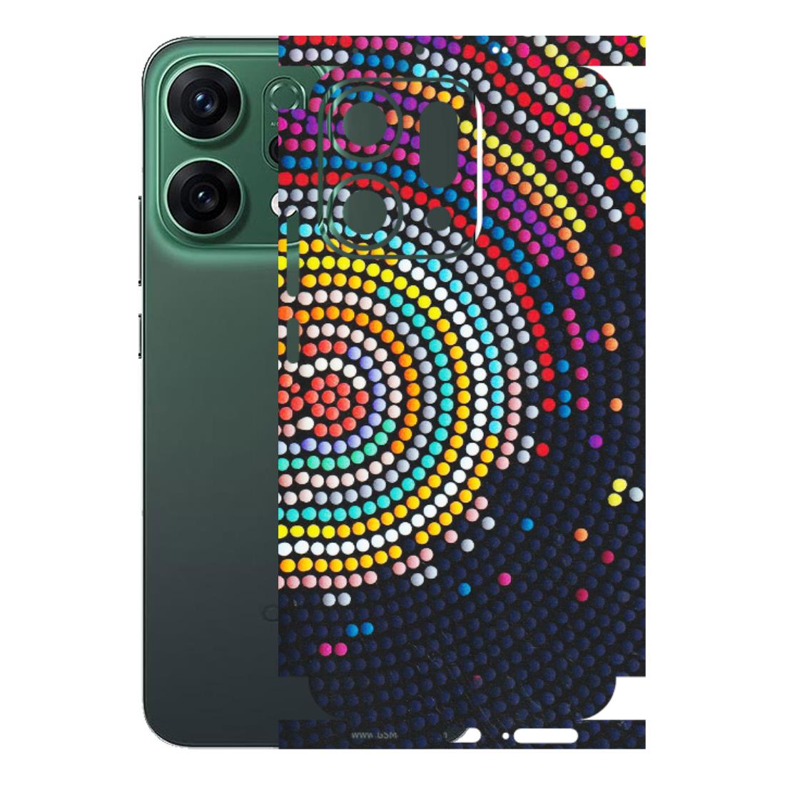 OPPO Phone Skins 2025 (All Models) - Rainbow Dot Mandala - Matte Finish (M-97) Oppo Reno 14 5G