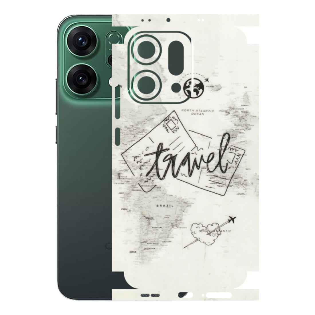 OPPO Phone Skins 2025 (All Models) - Travel Ticket - Transparent Finish (T-06) Oppo Reno 14 5G