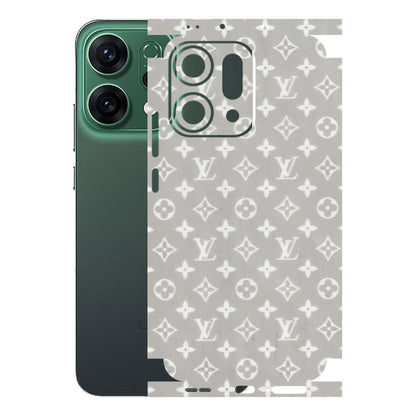 OPPO Phone Skins 2025 (All Models) - Luxury Brands Logo - Transparent Finish (T-07) Oppo Reno 14 5G