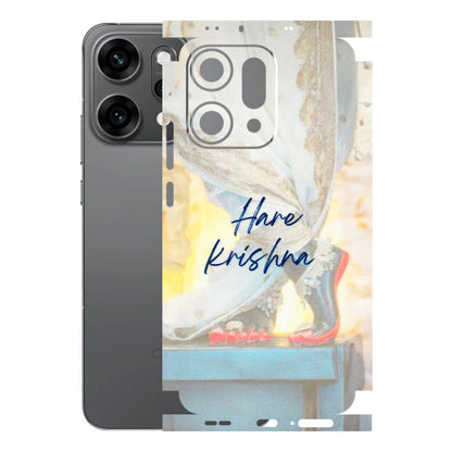OPPO Phone Skins 2025 (All Models) - Hare Krishna - 3D Embossed Finish (L-03) Oppo Reno 14 Pro 5G