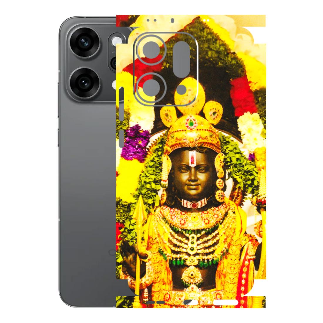 OPPO Phone Skins 2025 (All Models) - Ram Lalla Ayodhya - 3D Embossed Finish (L-103) Oppo Reno 14 Pro 5G