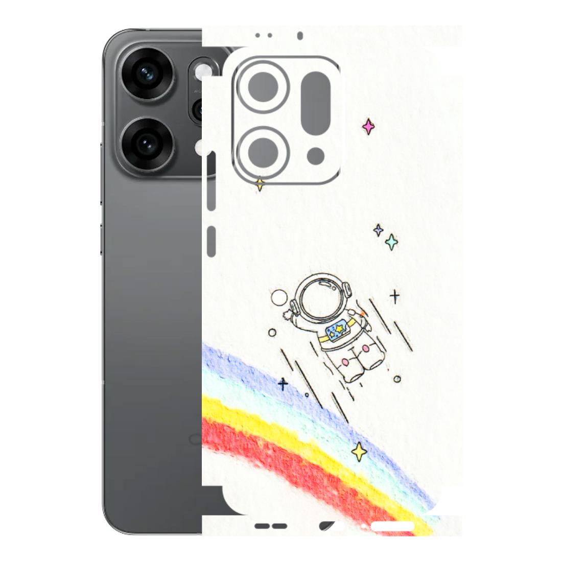 OPPO Phone Skins 2025 (All Models) - Milkyway Astronaut - 3D Embossed Finish (L-110) Oppo Reno 14 Pro 5G