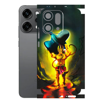 OPPO Phone Skins 2025 (All Models) - Hanuman Ji - 3D Embossed Finish (L-128) Oppo Reno 14 Pro 5G