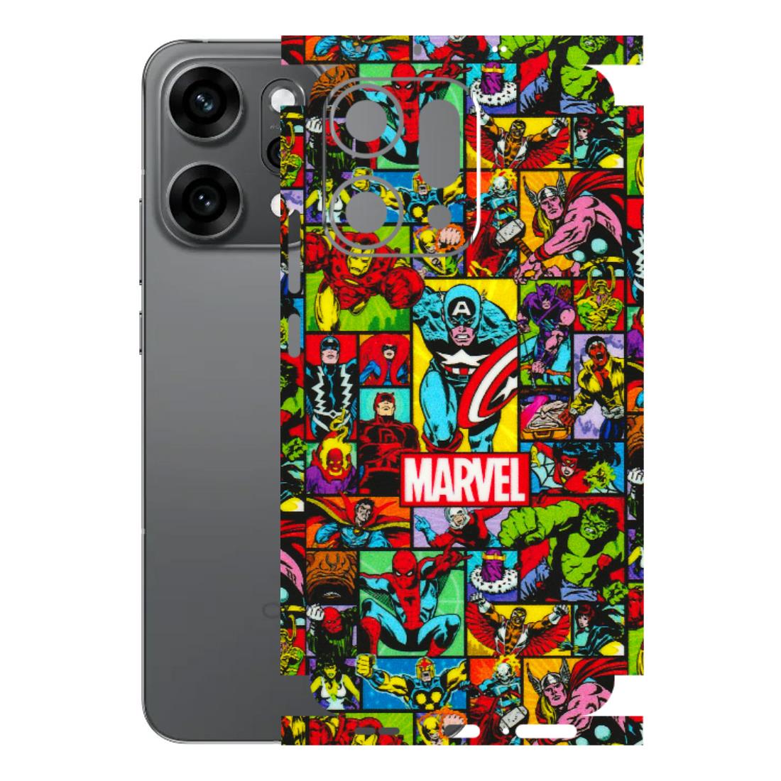 OPPO Phone Skins 2025 (All Models) - MARVELOUS Comic Characters - 3D Embossed Finish (L-129) Oppo Reno 14 Pro 5G