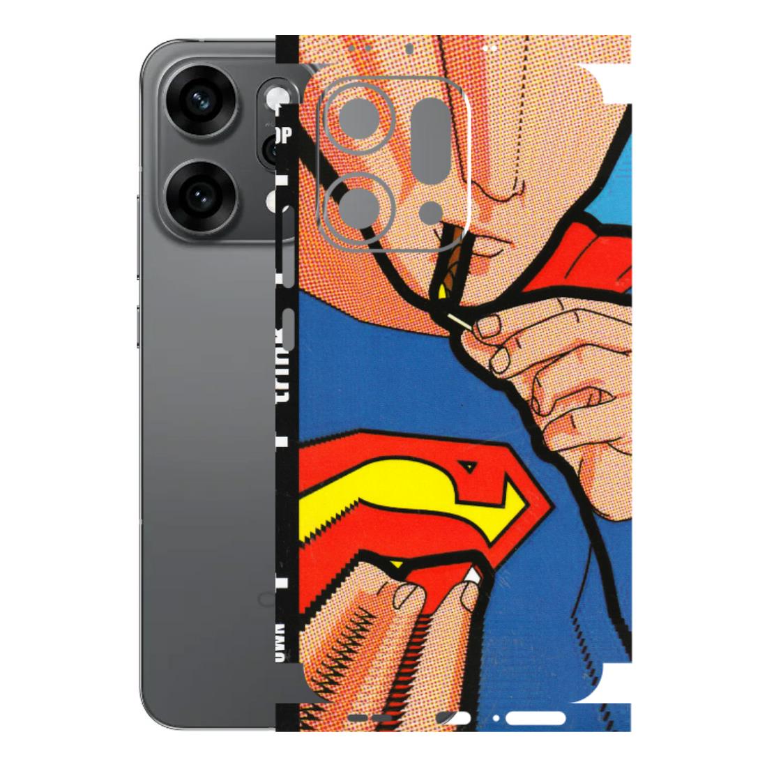 OPPO Phone Skins 2025 (All Models) - Superman Sutta - 3D Embossed Finish (L-130) Oppo Reno 14 Pro 5G