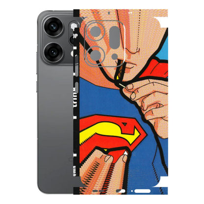 OPPO Phone Skins 2025 (All Models) - Superman Sutta - 3D Embossed Finish (L-130) Oppo Reno 14 Pro 5G