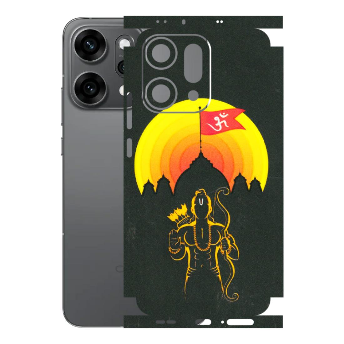 OPPO Phone Skins 2025 (All Models) - Lord Ram - 3D Embossed Finish (L-132) Oppo Reno 14 Pro 5G