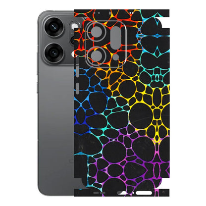OPPO Phone Skins 2025 (All Models) - Abstract Art MultiColour - 3D Embossed Finish (L-133) Oppo Reno 14 Pro 5G