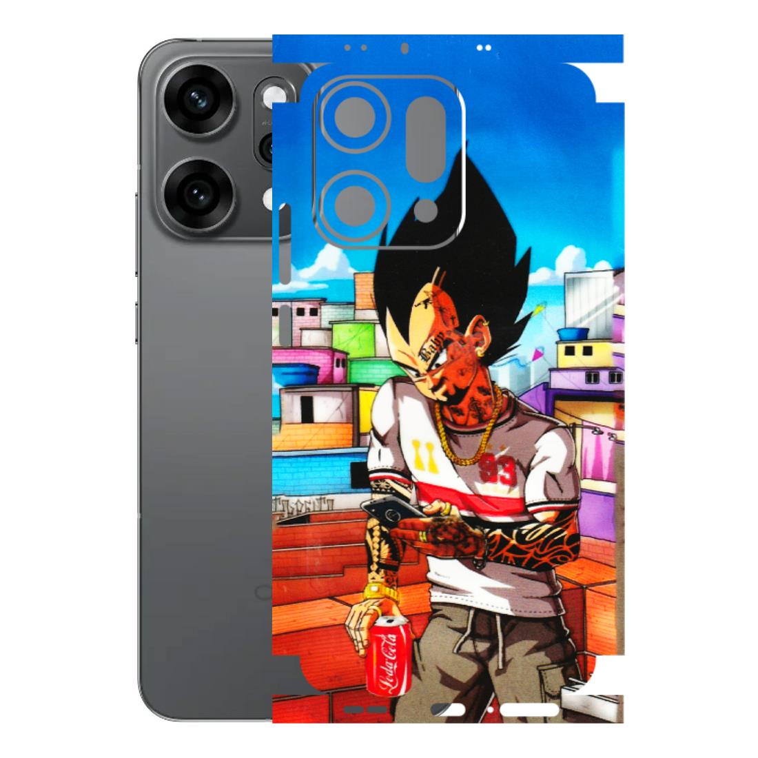 OPPO Phone Skins 2025 (All Models) - Vegeta - 3D Embossed Finish (L-136) Oppo Reno 14 Pro 5G