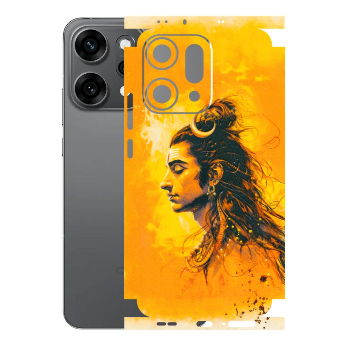 OPPO Phone Skins 2025 (All Models) - Shiv Shakti - 3D Embossed Finish (L-14) Oppo Reno 14 Pro 5G
