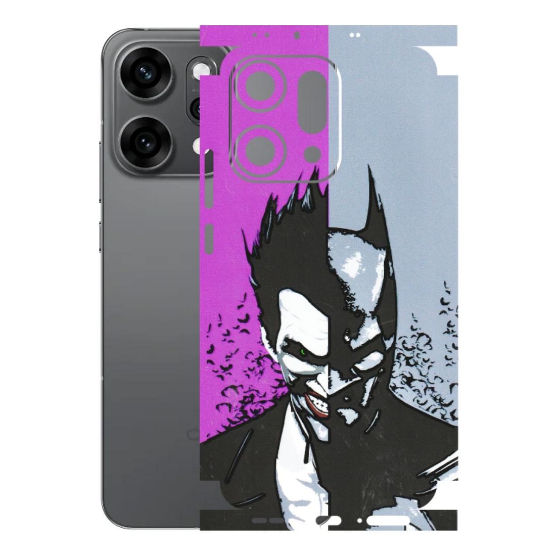 OPPO Phone Skins 2025 (All Models) - Batman & Joker - 3D Embossed Finish (L-143) Oppo Reno 14 Pro 5G