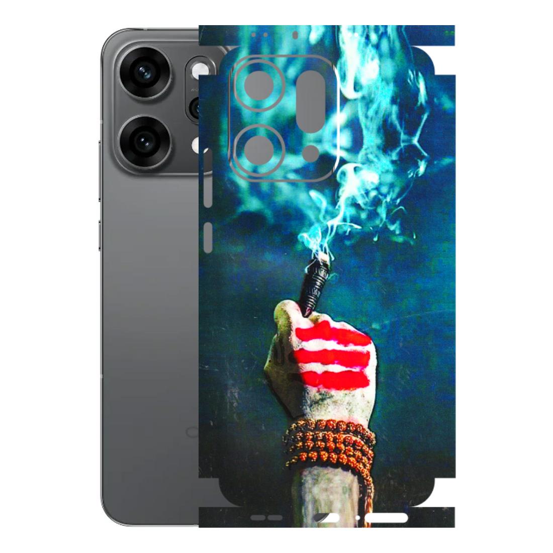 OPPO Phone Skins 2025 (All Models) - Mahadev Bhakt - 3D Embossed Finish (L-146) Oppo Reno 14 Pro 5G