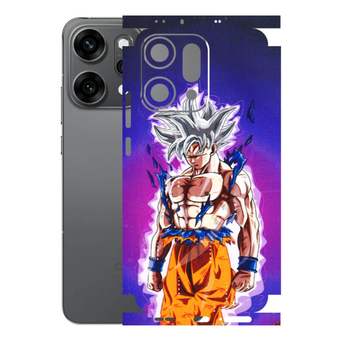 OPPO Phone Skins 2025 (All Models) - Goku Purple Anime - 3D Embossed Finish (L-147) Oppo Reno 14 Pro 5G