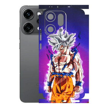 OPPO Phone Skins 2025 (All Models) - Goku Purple Anime - 3D Embossed Finish (L-147) Oppo Reno 14 Pro 5G