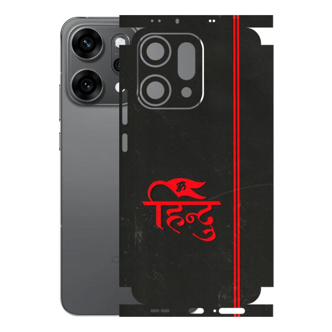 OPPO Phone Skins 2025 (All Models) - Hindu Black - 3D Embossed Finish (L-153) Oppo Reno 14 Pro 5G