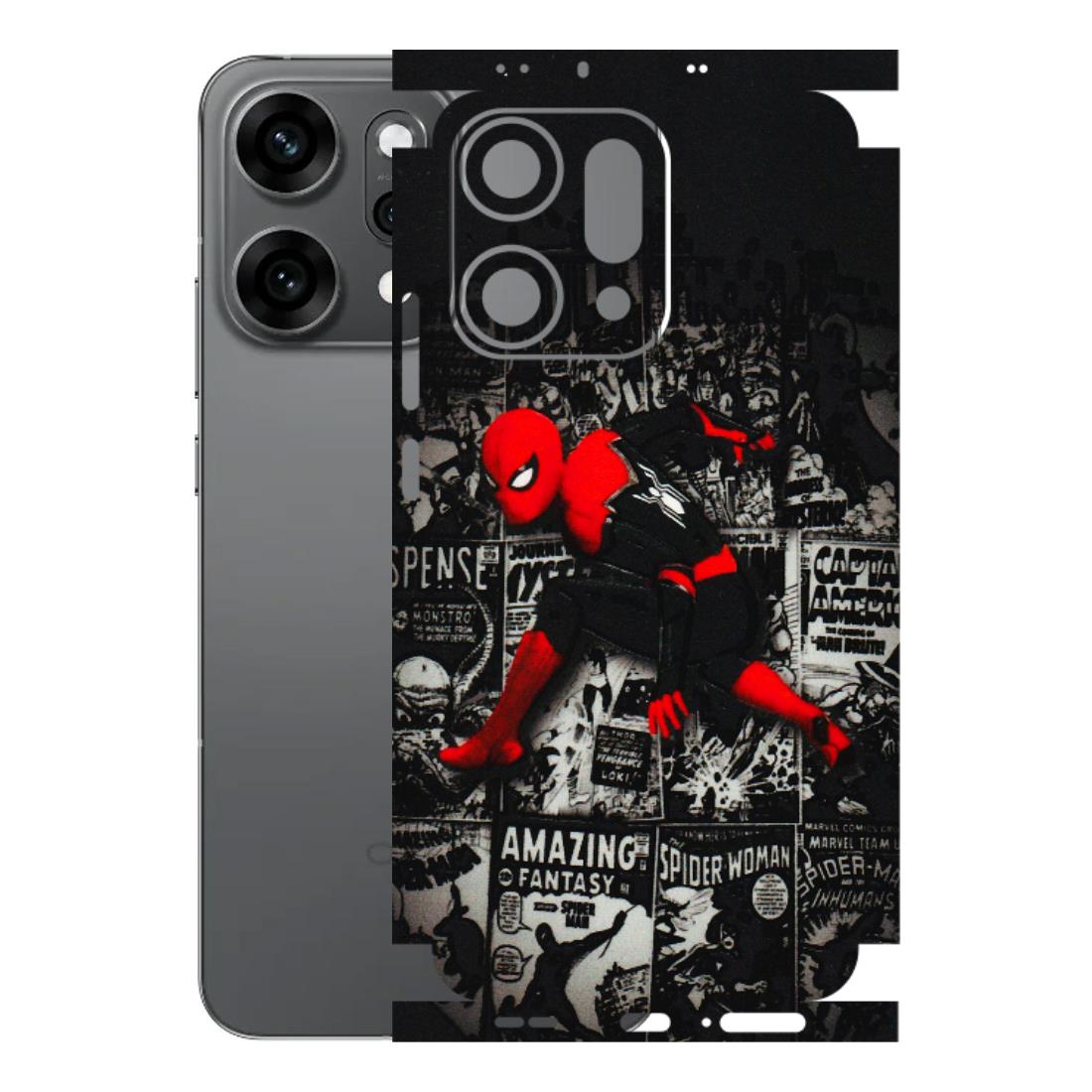 OPPO Phone Skins 2025 (All Models) - SpiderMan New - 3D Embossed Finish (L-162) Oppo Reno 14 Pro 5G