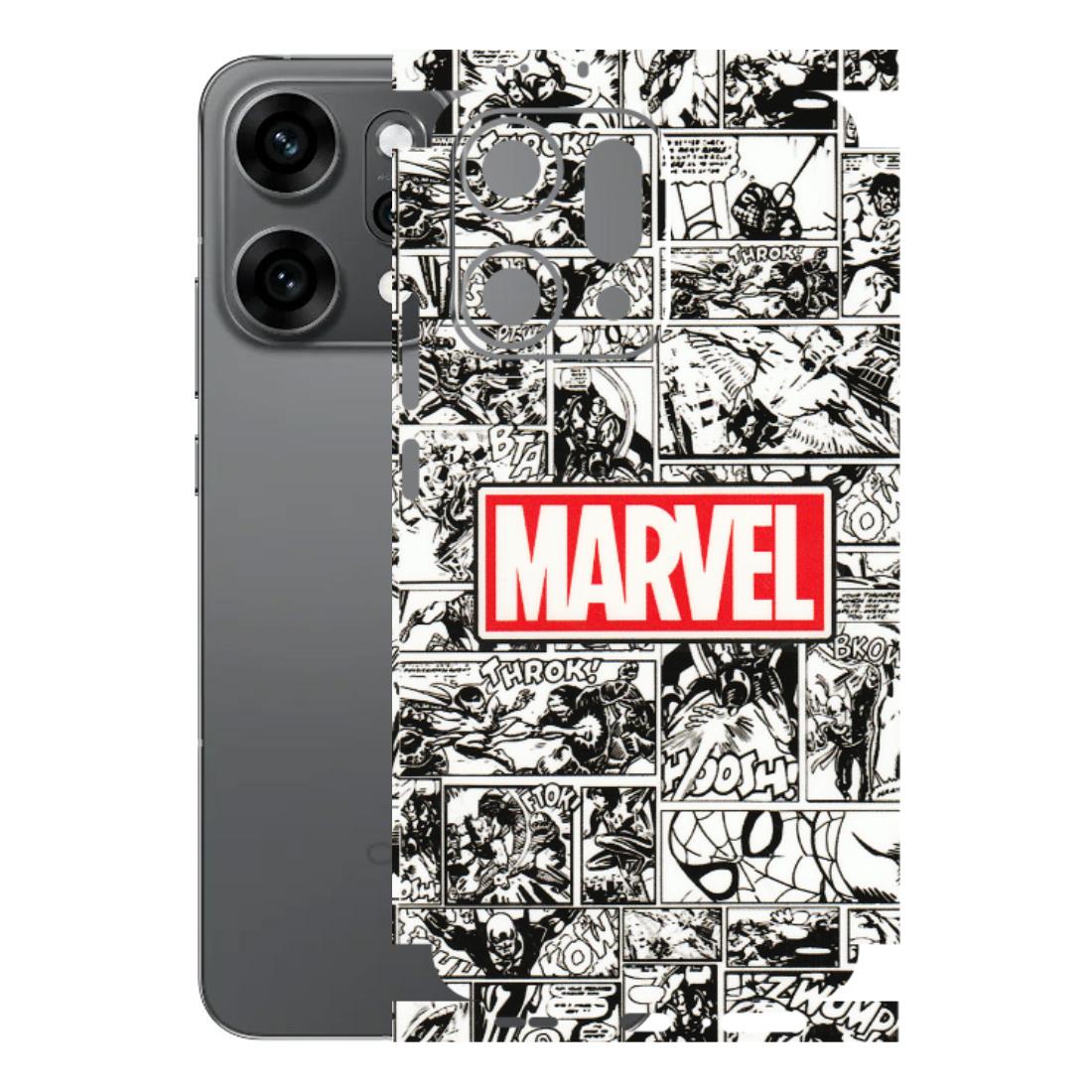 OPPO Phone Skins 2025 (All Models) - Marvel Comic - 3D Embossed Finish (L-171) Oppo Reno 14 Pro 5G