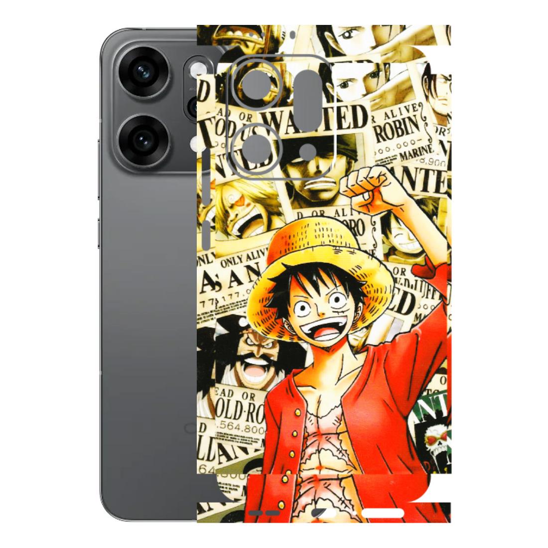 OPPO Phone Skins 2025 (All Models) - Luffy Anime - 3D Embossed Finish (L-177) Oppo Reno 14 Pro 5G