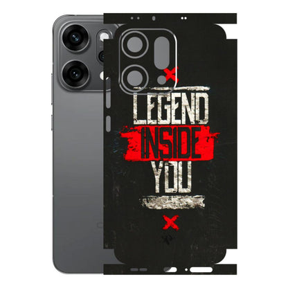 OPPO Phone Skins 2025 (All Models) - Legend Inside You - 3D Embossed Finish (L-186) Oppo Reno 14 Pro 5G