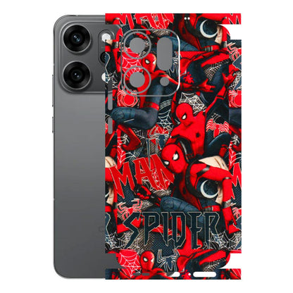 OPPO Phone Skins 2025 (All Models) - SpiderMan Cool - 3D Embossed Finish (L-188) Oppo Reno 14 Pro 5G