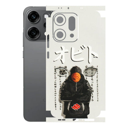 OPPO Phone Skins 2025 (All Models) - Obito Anime Eye - 3D Embossed Finish (L-19) Oppo Reno 14 Pro 5G