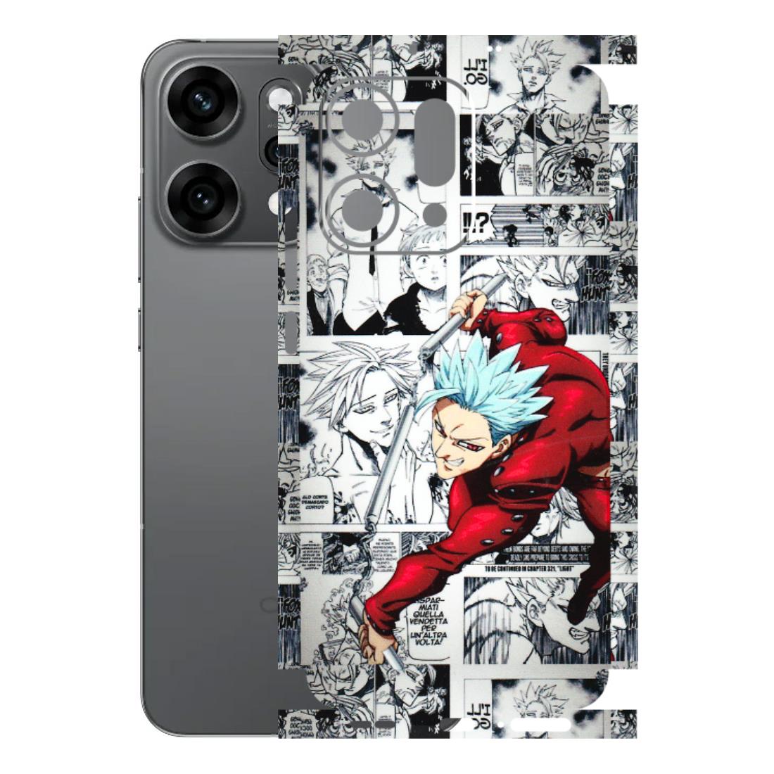 OPPO Phone Skins 2025 (All Models) - Anime Comic - 3D Embossed Finish (L-192) Oppo Reno 14 Pro 5G