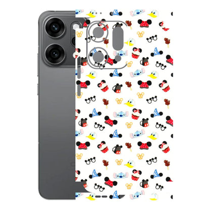 OPPO Phone Skins 2025 (All Models) - Minnie Mouse & Donald Doodles s - 3D Embossed Finish (L-194) Oppo Reno 14 Pro 5G