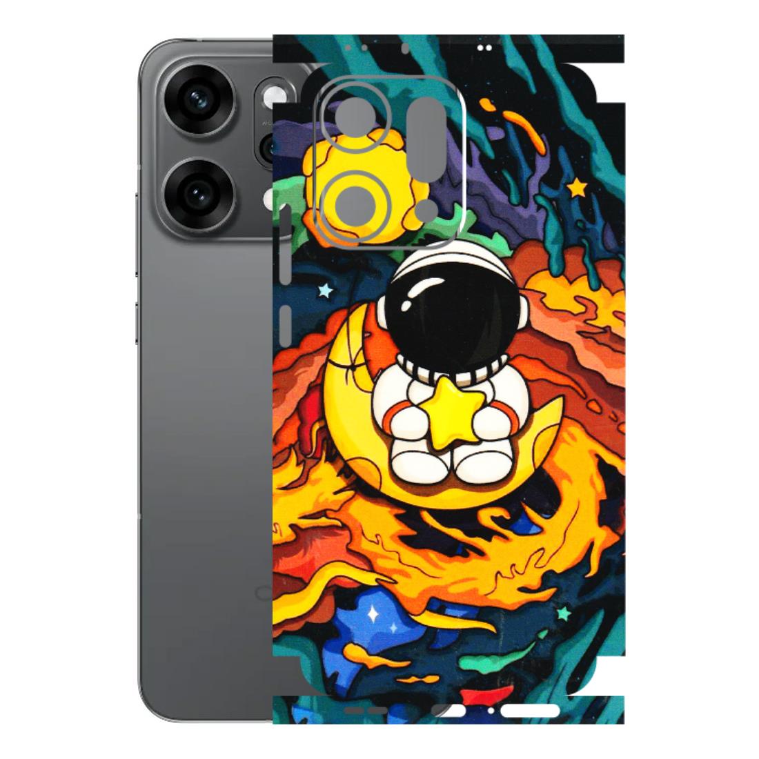 OPPO Phone Skins 2025 (All Models) - Baby Astronaut - 3D Embossed Finish (L-197) Oppo Reno 14 Pro 5G
