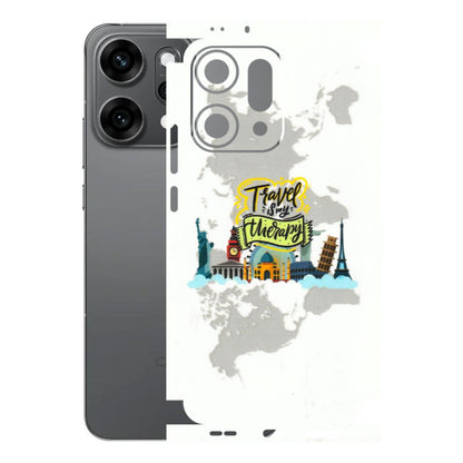 OPPO Phone Skins 2025 (All Models) - Travel Therapy - 3D Embossed Finish (L-199) Oppo Reno 14 Pro 5G