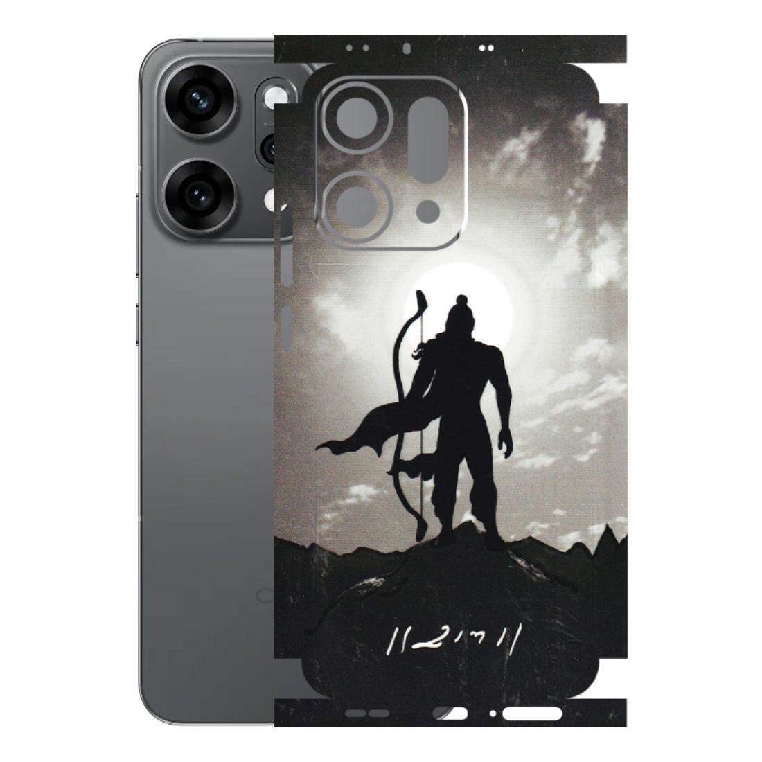 OPPO Phone Skins 2025 (All Models) - Jai Siya Ram - 3D Embossed Finish (L-200) Oppo Reno 14 Pro 5G
