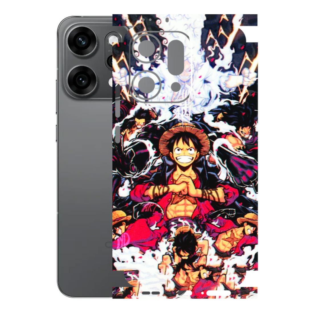 OPPO Phone Skins 2025 (All Models) - Luffy Anime Character - 3D Embossed Finish (L-203) Oppo Reno 14 Pro 5G