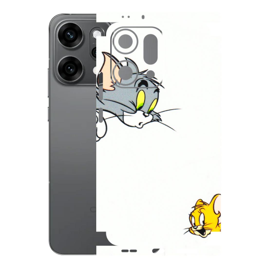 OPPO Phone Skins 2025 (All Models) - Cute Tom And Jerry - 3D Embossed Finish (L-220) Oppo Reno 14 Pro 5G