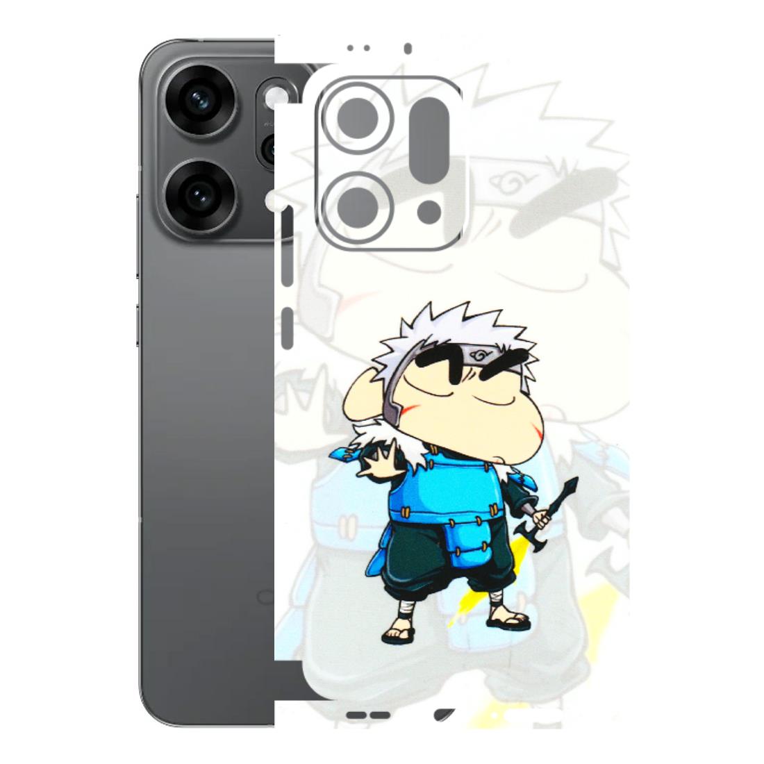 OPPO Phone Skins 2025 (All Models) - Angry Young Shinchan - 3D Embossed Finish (L-226) Oppo Reno 14 Pro 5G