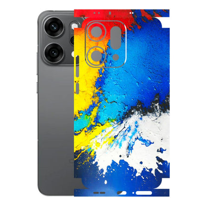 OPPO Phone Skins 2025 (All Models) - Acrylic Paint Spill - 3D Embossed Finish (L-229) Oppo Reno 14 Pro 5G