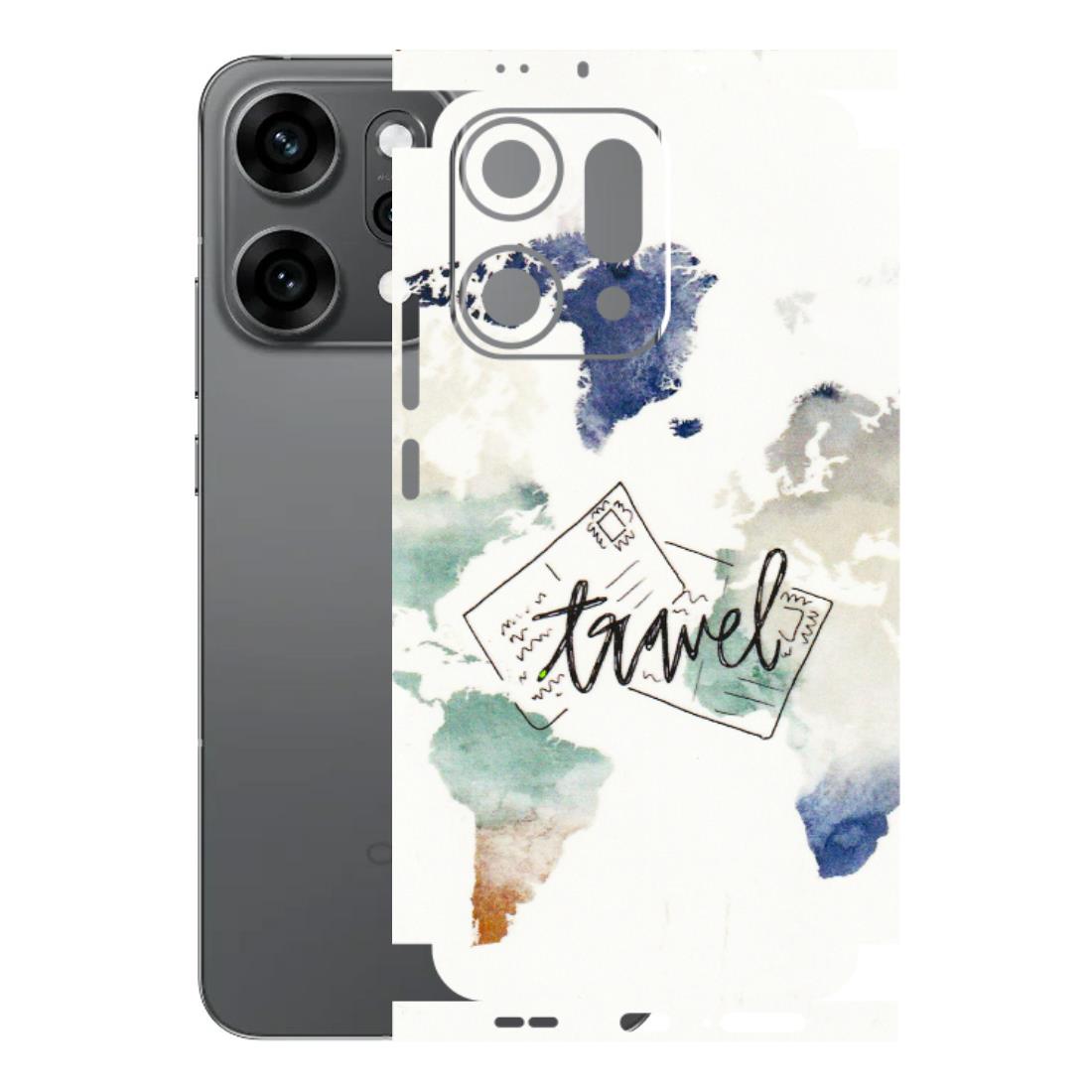 OPPO Phone Skins 2025 (All Models) - Travel The World - 3D Embossed Finish (L-232) Oppo Reno 14 Pro 5G
