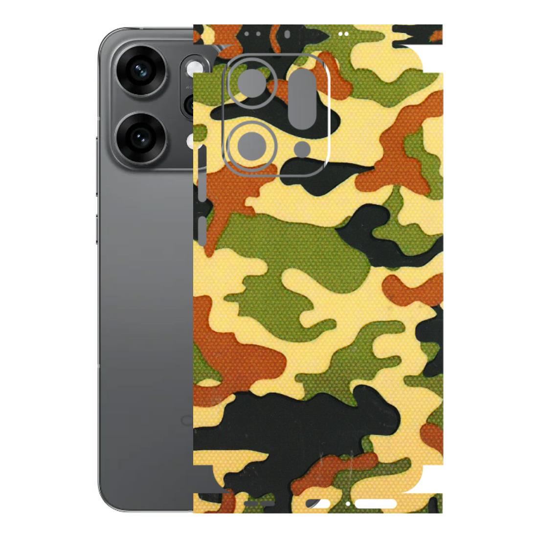 OPPO Phone Skins 2025 (All Models) - Indian Military - 3D Embossed Finish (L-234) Oppo Reno 14 Pro 5G