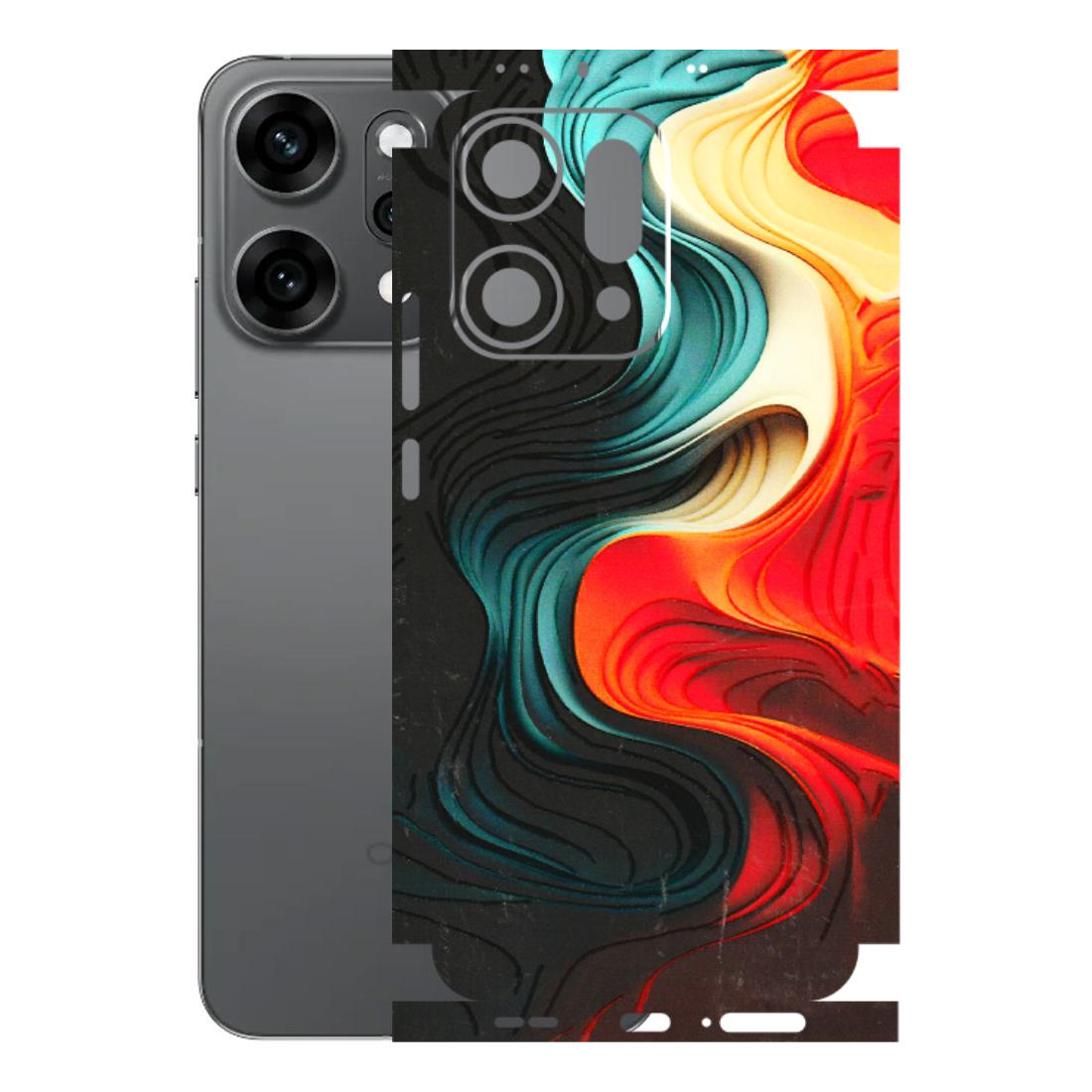 OPPO Phone Skins 2025 (All Models) - The Silky Swirl - 3D Embossed Finish (L-240) Oppo Reno 14 Pro 5G