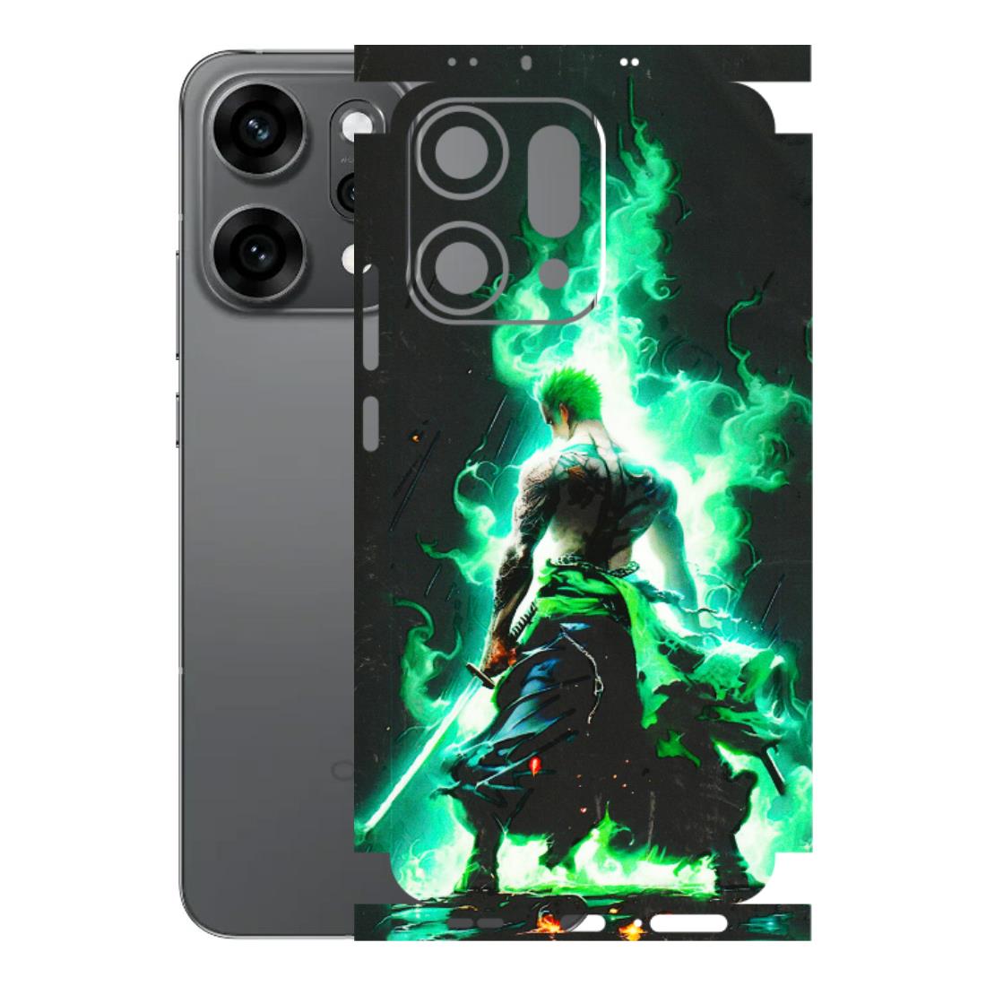OPPO Phone Skins 2025 (All Models) - Zoro Sword - 3D Embossed Finish (L-241) Oppo Reno 14 Pro 5G