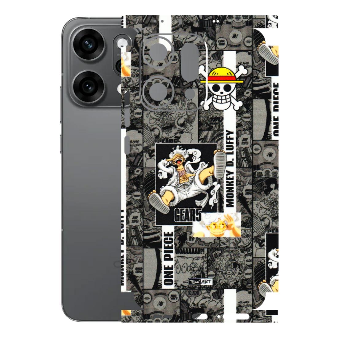 OPPO Phone Skins 2025 (All Models) - Cuffy Anime MonkeyCamic - 3D Embossed Finish (L-242) Oppo Reno 14 Pro 5G