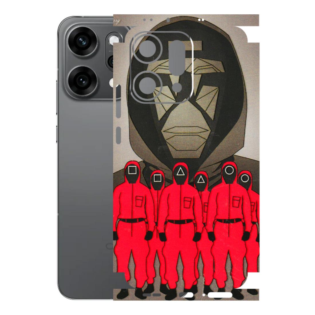 OPPO Phone Skins 2025 (All Models) - Squid Game Hero - 3D Embossed Finish (L-245) Oppo Reno 14 Pro 5G