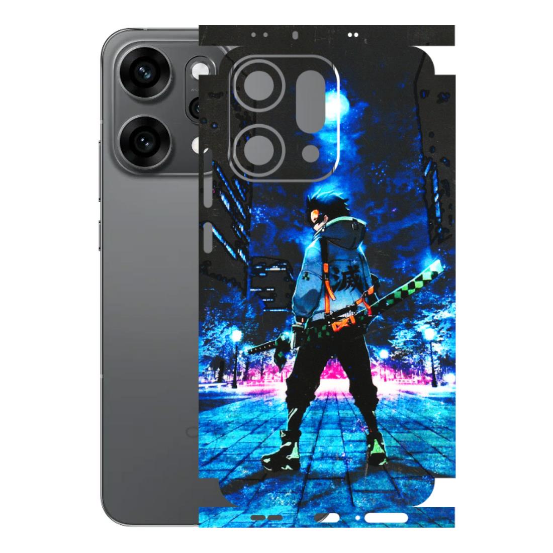 OPPO Phone Skins 2025 (All Models) - Demon Slayer Sword - 3D Embossed Finish (L-247) Oppo Reno 14 Pro 5G
