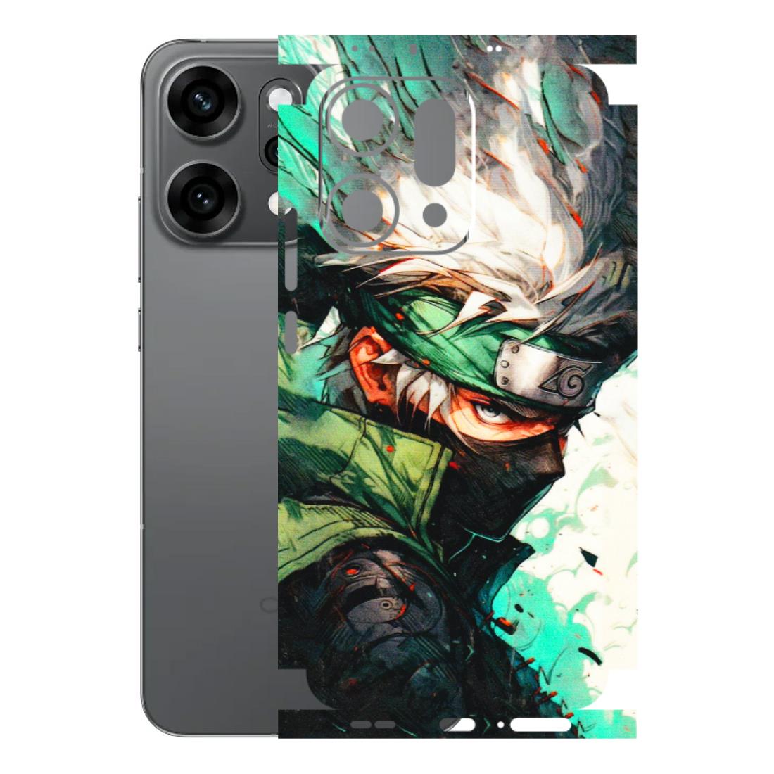 OPPO Phone Skins 2025 (All Models) - Kakashi Side Profile - 3D Embossed Finish (L-249) Oppo Reno 14 Pro 5G