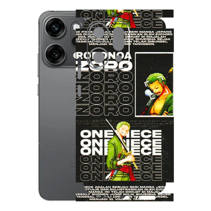 OPPO Phone Skins 2025 (All Models) - One Piece Zoro - 3D Embossed Finish (L-250) Oppo Reno 14 Pro 5G