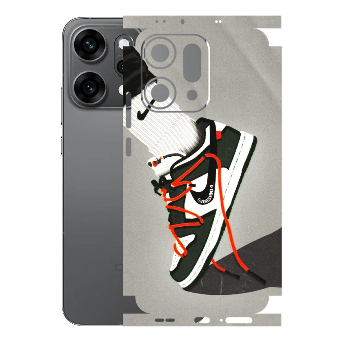 OPPO Phone Skins 2025 (All Models) - New Grey Sneaker - 3D Embossed Finish (L-261) Oppo Reno 14 Pro 5G