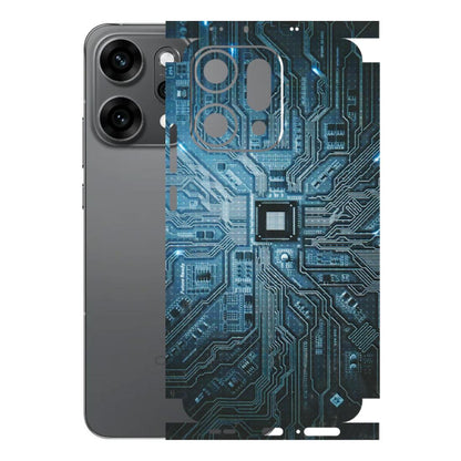 OPPO Phone Skins 2025 (All Models) - Original Circuit Latest - 3D Embossed Finish (L-267) Oppo Reno 14 Pro 5G
